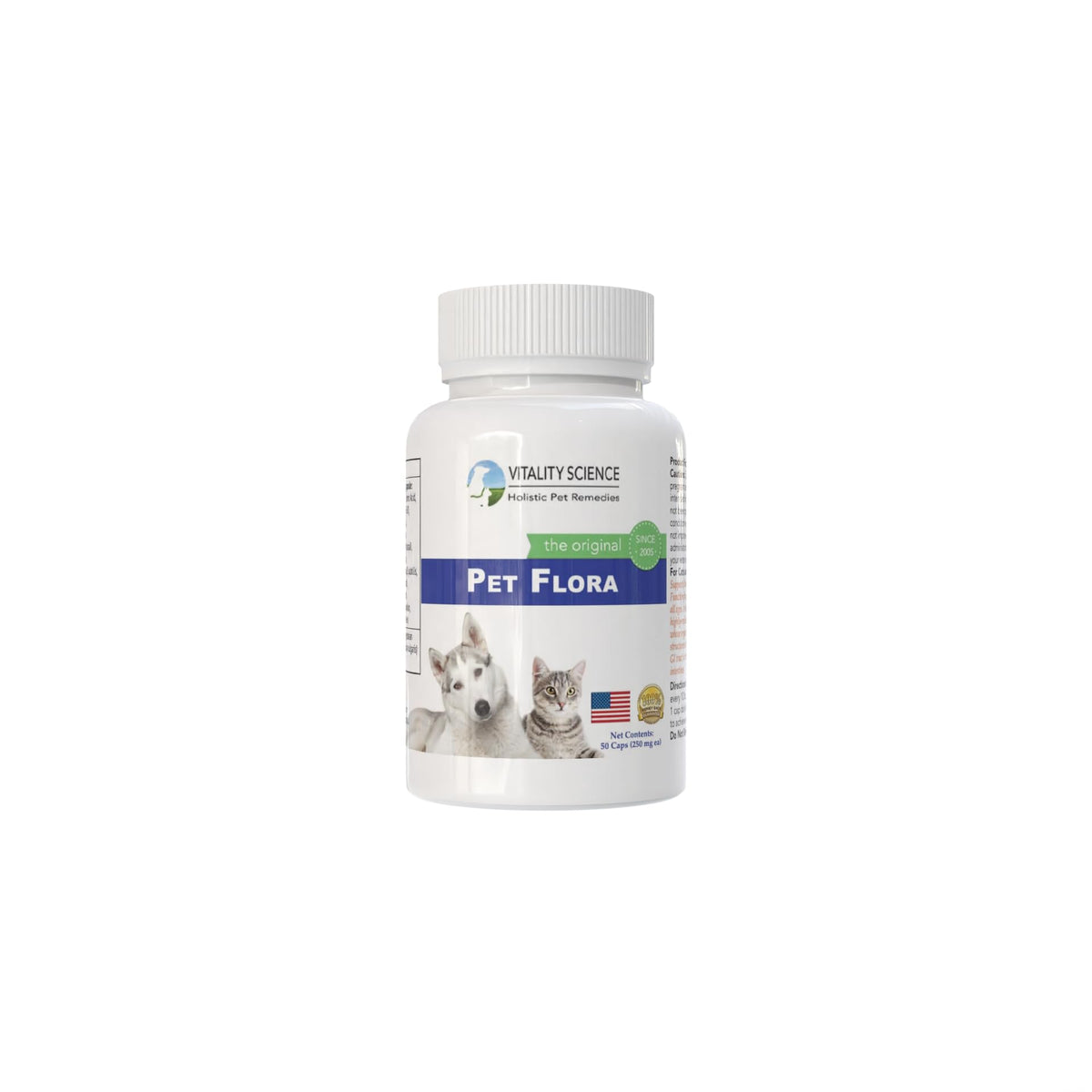 Vitality Science Animal Nutritional Supplement, 50 Caps
