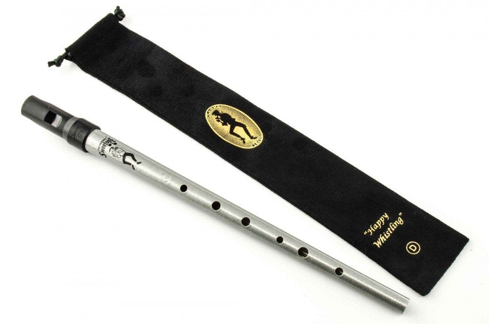 Clarke Sweetone Tinwhistle - Key of 'D' with Cloth Pouch (Silver)