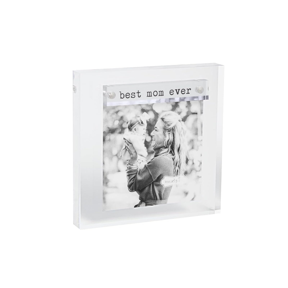 Mud Pie Picture Frame, 4 1/4" x 4 1/4", Mom
