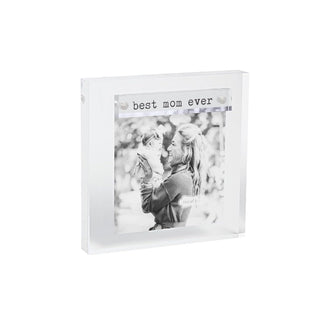 Mud Pie Picture Frame, 4 1/4" x 4 1/4", Mom