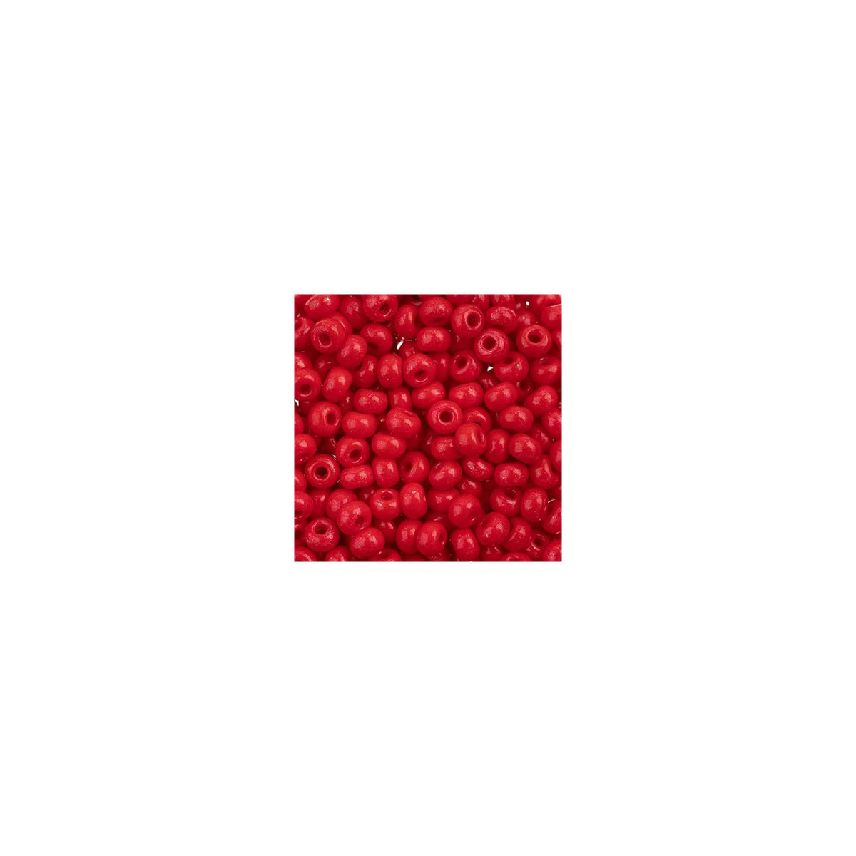 John Bead Craft Bead, Small, Terra Intensive Red