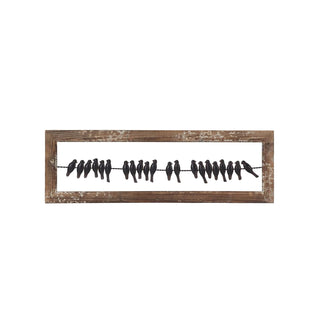 Foreside Home and Garden Wall Art, 38"L x 1.3"W, Silver