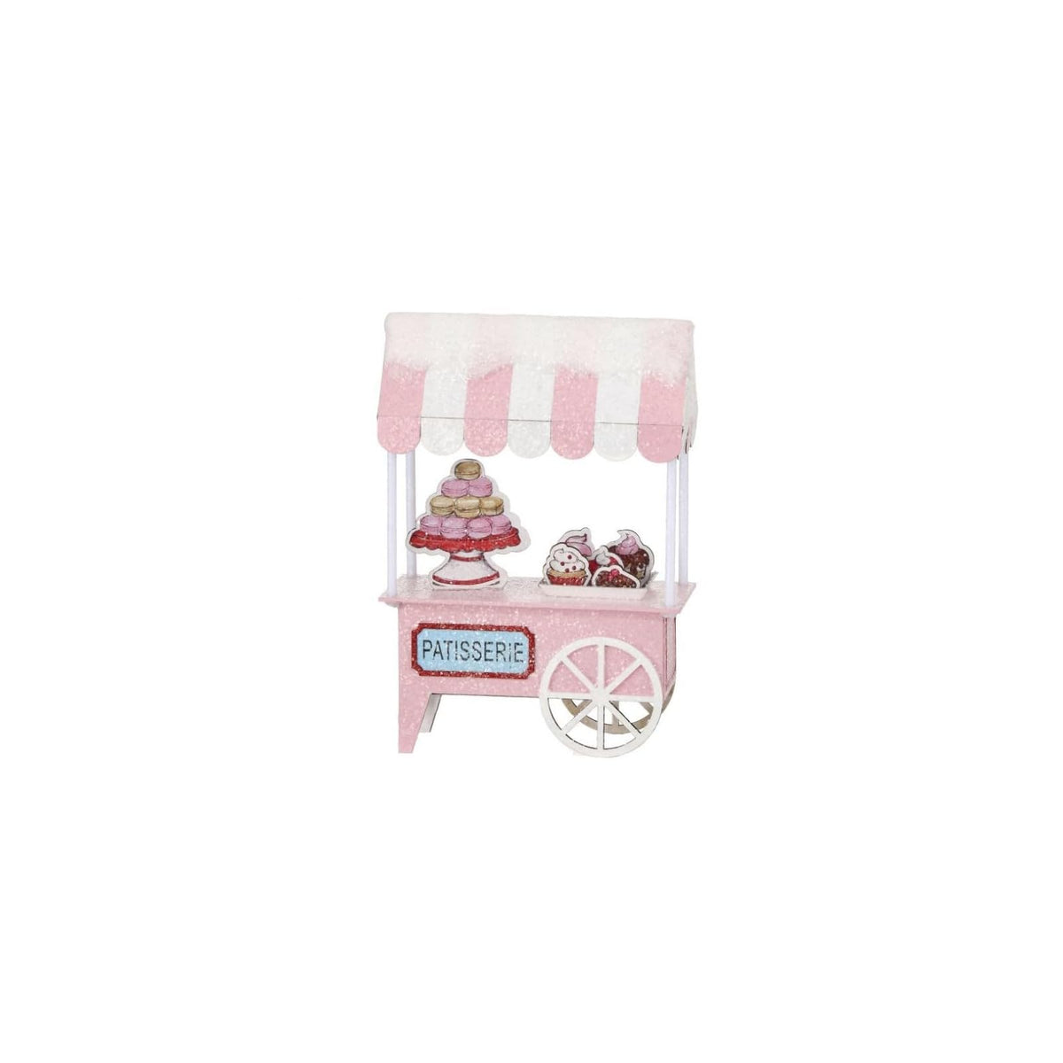 Regency International Figurine, 10-Inch, White Pink Red