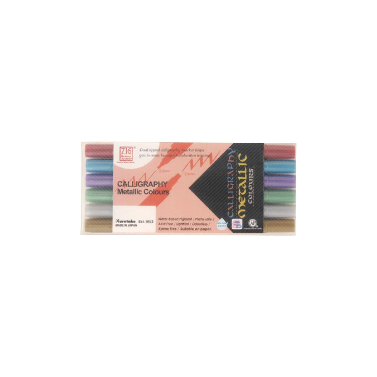 Zig Writing Instrument, 1 Count (Pack of 6), Gold