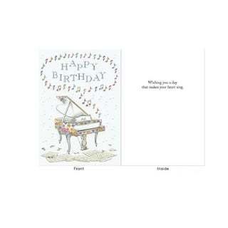 Design Design Happy Birthday Piano Birthday Card - Her