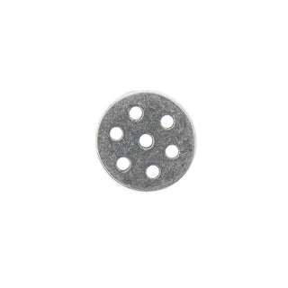 John Bead Craft Bead, Size 8, Pewter