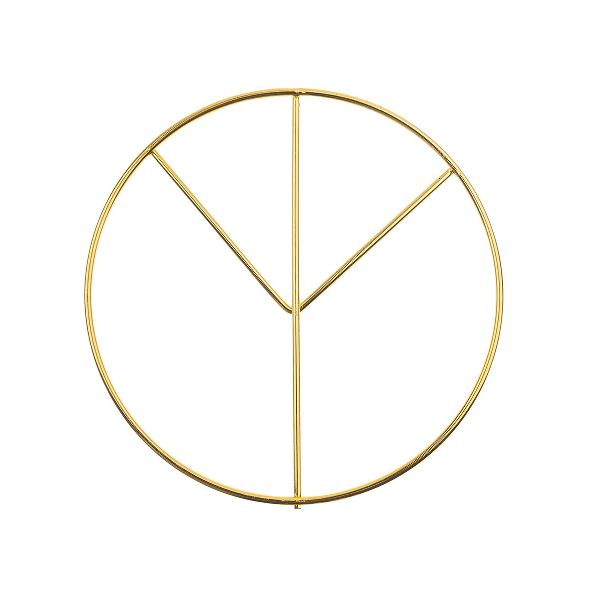 John Bead Hanging Ornament, 145mm, Gold