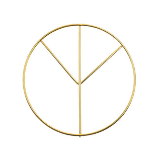 John Bead Hanging Ornament, 145mm, Gold