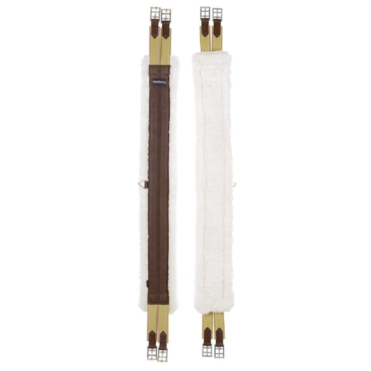 Equinavia Saga All Purpose Everyday Fleece Girth - Brown - 54 in