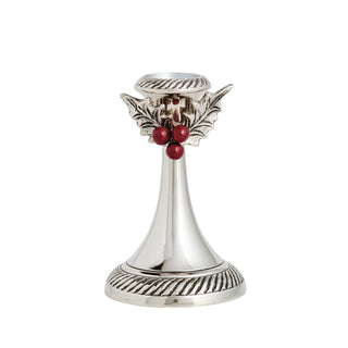 Mud Pie Candle Holder, Large, Silver