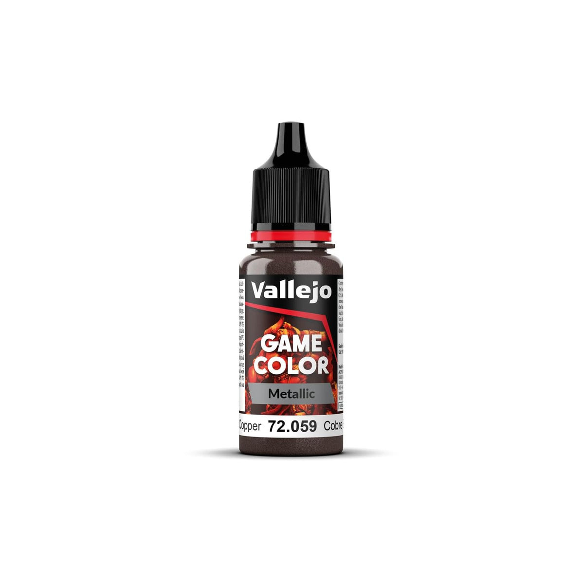 Vallejo Paint, 0.57 Fl Oz (Pack of 1), Hammered Copper