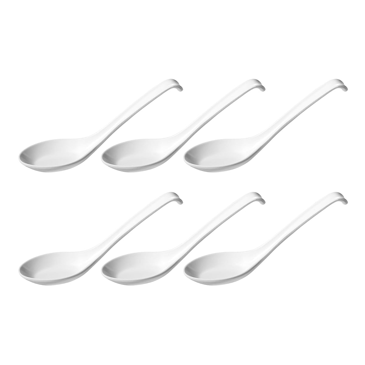 Helen's Asian Kitchen Spoon, Set of 6, White