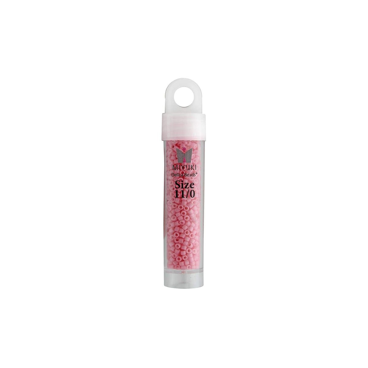 John Bead Craft Bead, Size: 11, Duracoat Opaque Dyed Pink Ceylon