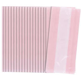 Unique Industries Cellophane Bags, Pastel Pink, 30 Count