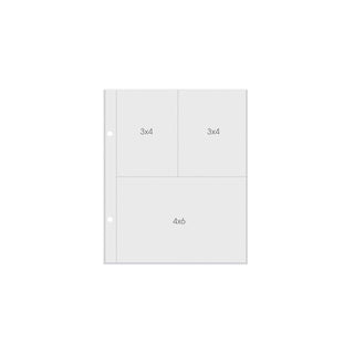 Simple Stories Card Document Sleeve, 3x4 inches and 4x6 inches, Multi-colored