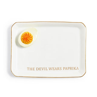 Two's Company Tray, 5 X 1.25 X 6.5 Inches, Multicolor
