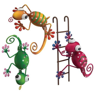 Regal Art & Gift 13892 - Pot Hugger Set/3 - Gecko Lawn and Garden Animal Figurines