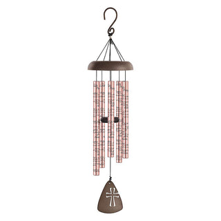Carson Wind Chime-Sonnet-Lord's Prayer-Rose Gold (30")
