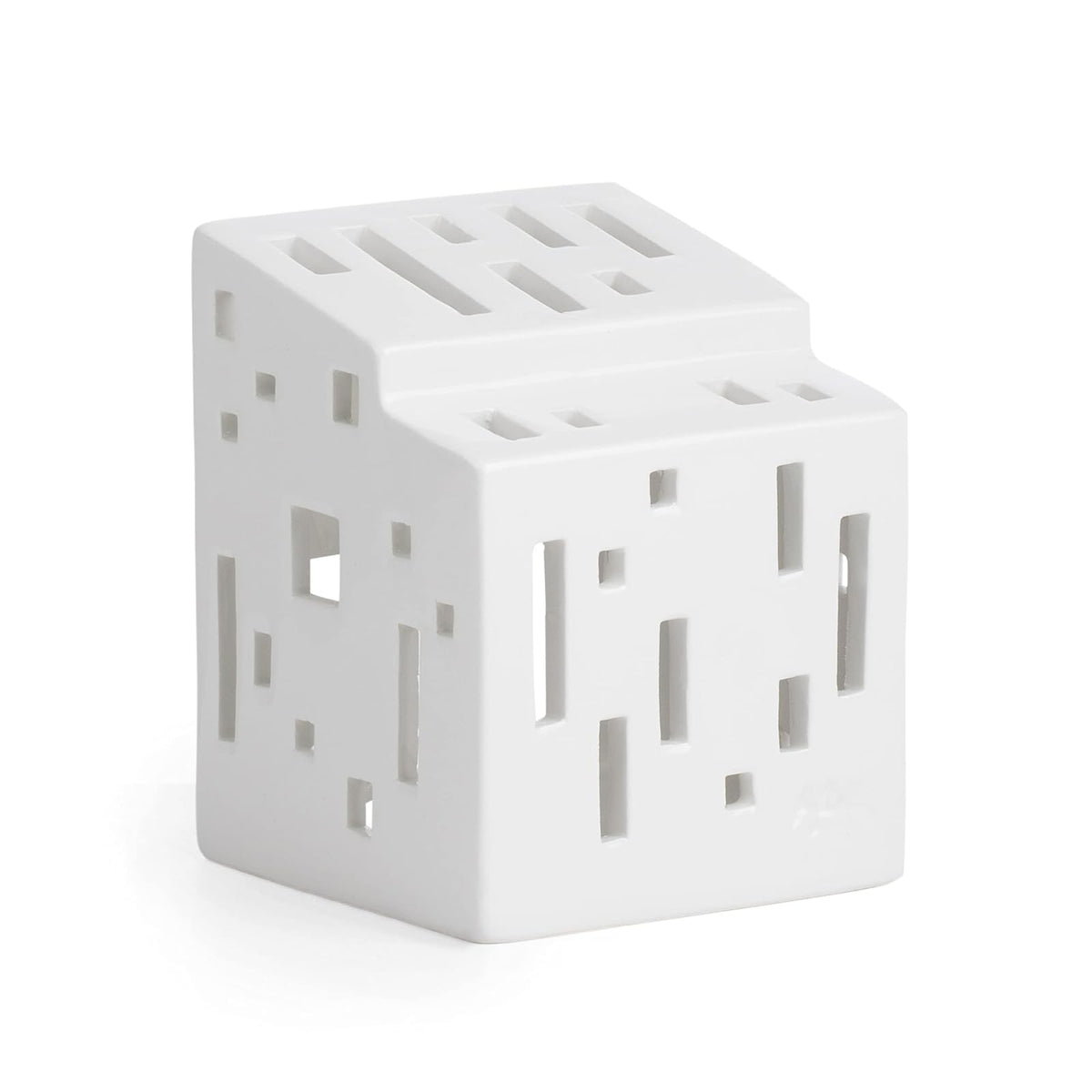 HAK KÄHLER Candle Holder, 7 x 9 cm, White
