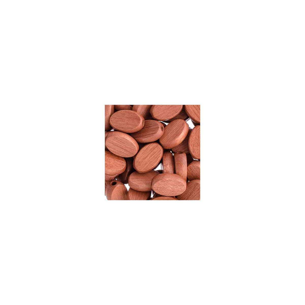 John Bead Craft Bead, 10x15mm, Light Brown