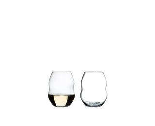 Riedel Swirl White Wine Glasses, Set of 2