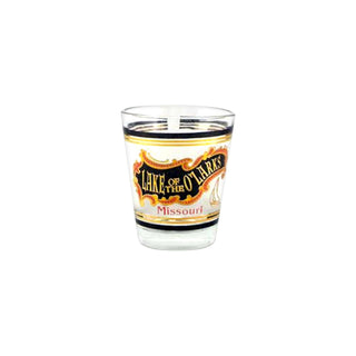 Lipco Drinking Cup, 2 Ounces, Gold & Black