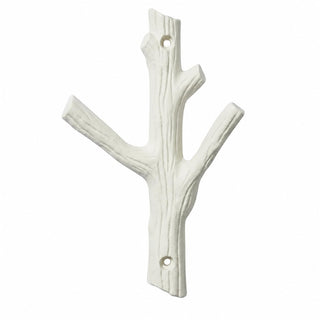 Comfy Hour Antique and Vintage Collection Cast Iron Double Key Coat Hooks Clothes Rack Wall Hanger - Branch Heavy Duty Recycled Gift Idea
