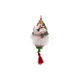 Kurt S. Adler Hanging Ornament, White, Classic