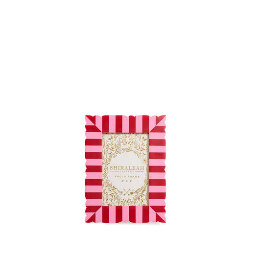 Shiraleah Viva 4" x 6" Cut Edge Picture Frame — Red
