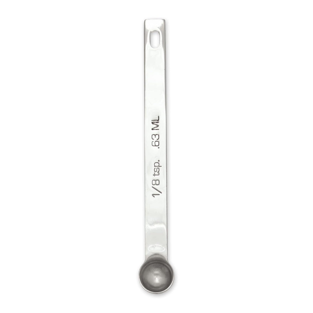 RSVP International Endurance 18/8 Stainless Steel Open Stock Measuring Spoon, 1/8-Teaspoon