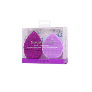 Cala Purple facial exfoliator duo