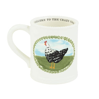 Mud Pie Drinking Cup, 15 Ounces, White