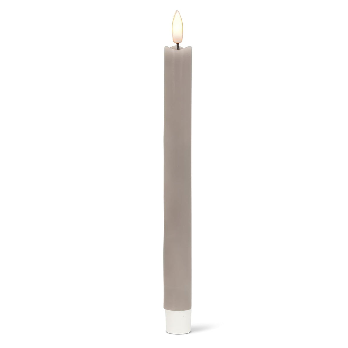 Abbott Collection Lamp, Taper (9.5"H), Gray