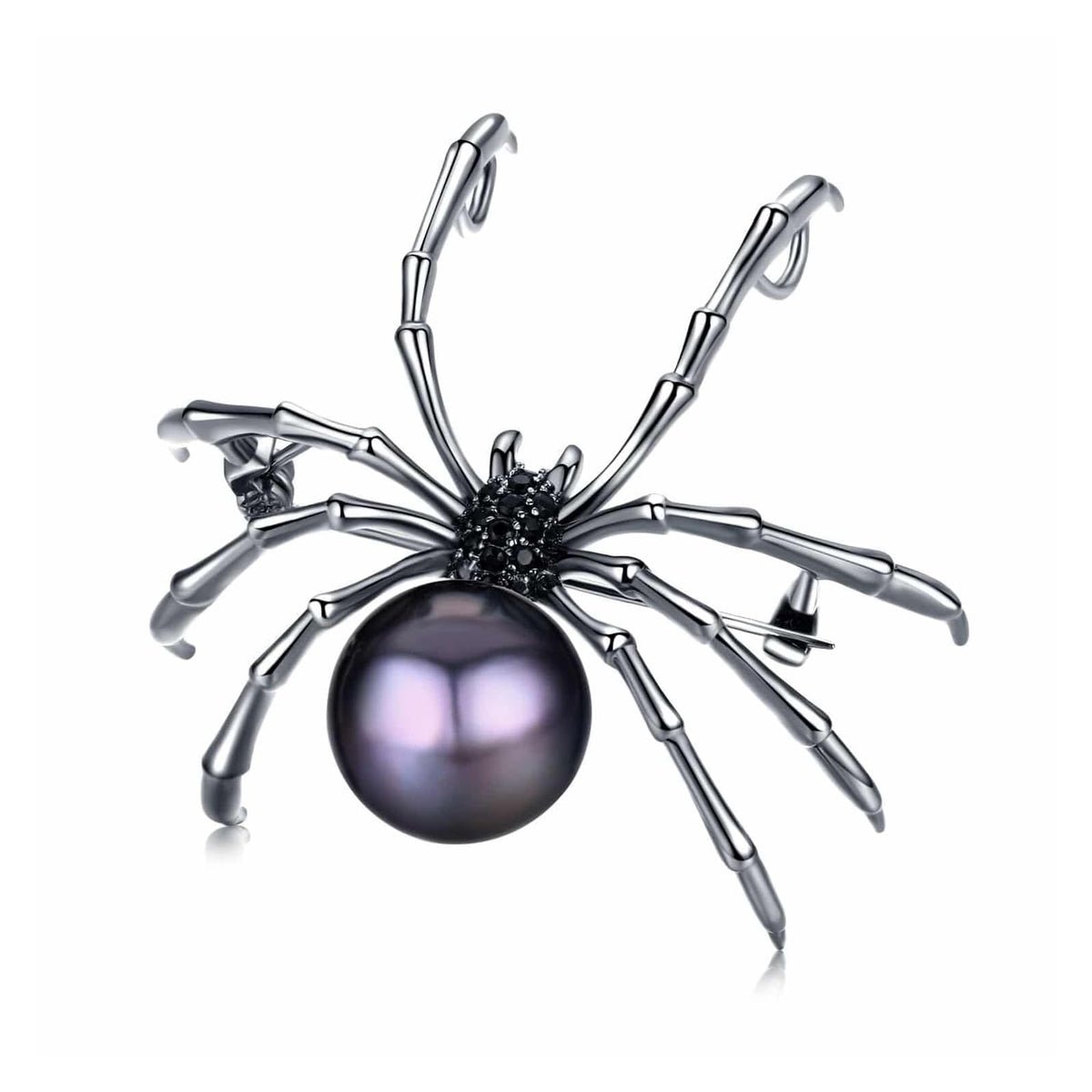 TIMELESS. PEARL Apparel Pin, 1.8" x 2", Black