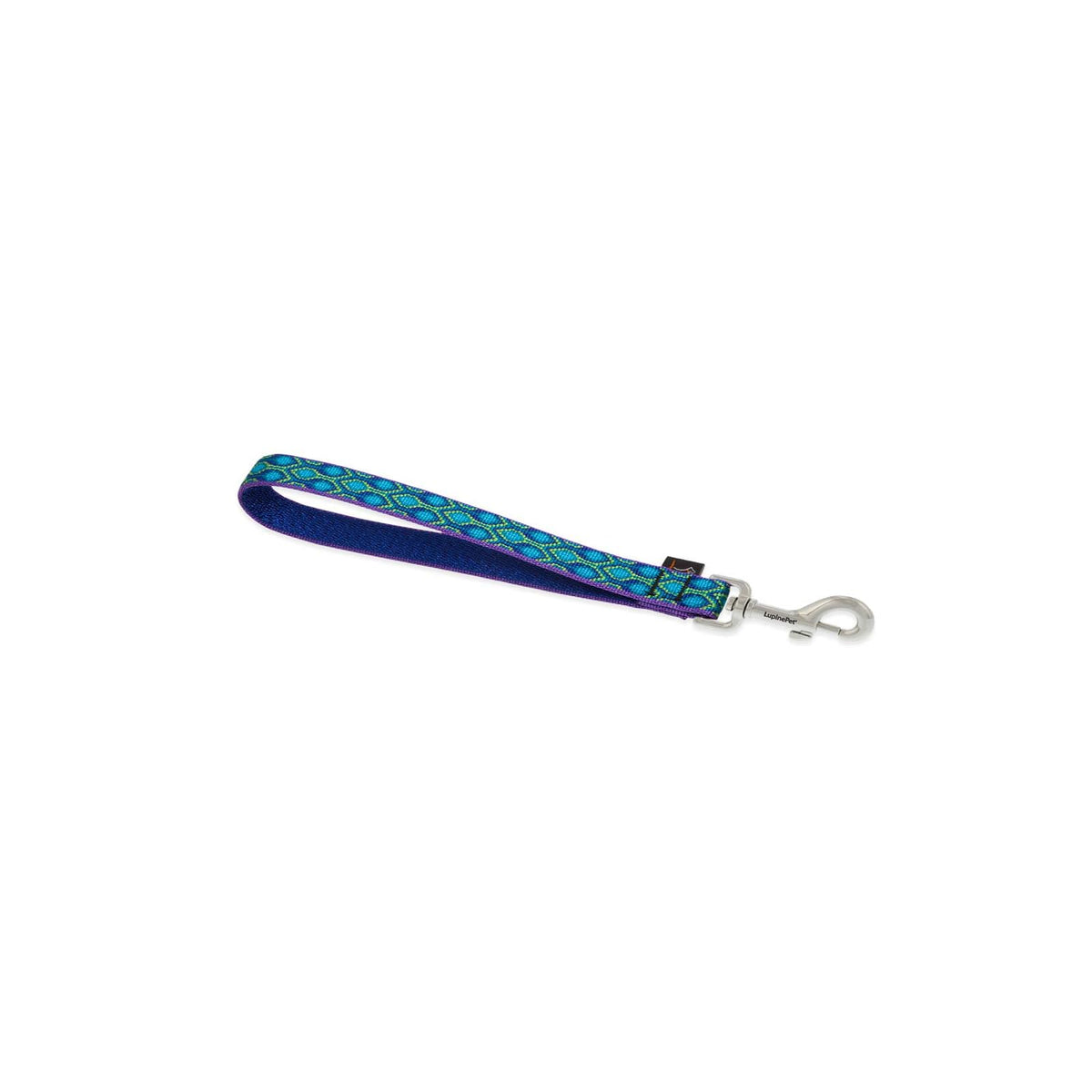 LupinePet Leash, 3/4" wide; 11-inches long, Rain Song