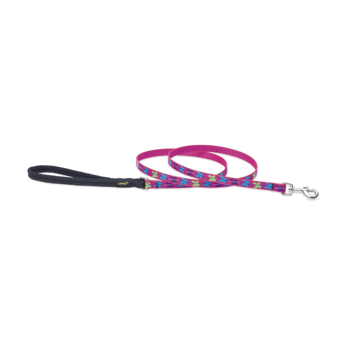 LupinePet Leash, 1/2" by 4', Pink