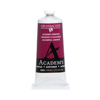 Grumbacher Paint, 3.04 Fl Oz (Pack of 1), Alizarin Crimson