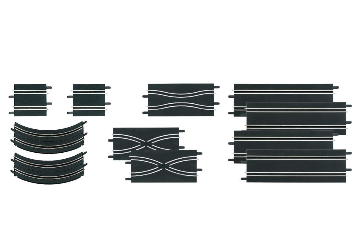 Carrera Go!!! Extension Set #2 - 11Piece Track Expansion Accessory Pack - for Use with 1: 43 Scale Go!!! & Digital143 Slot Car Racetrack Systems