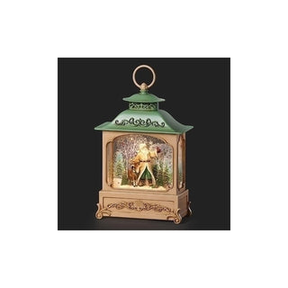 Roman Figurine, 12"H X7"W, Green