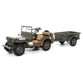 Motor city classics Non Riding Toy Vehicle, 5 Inches, Willys Jeep Utility Truck