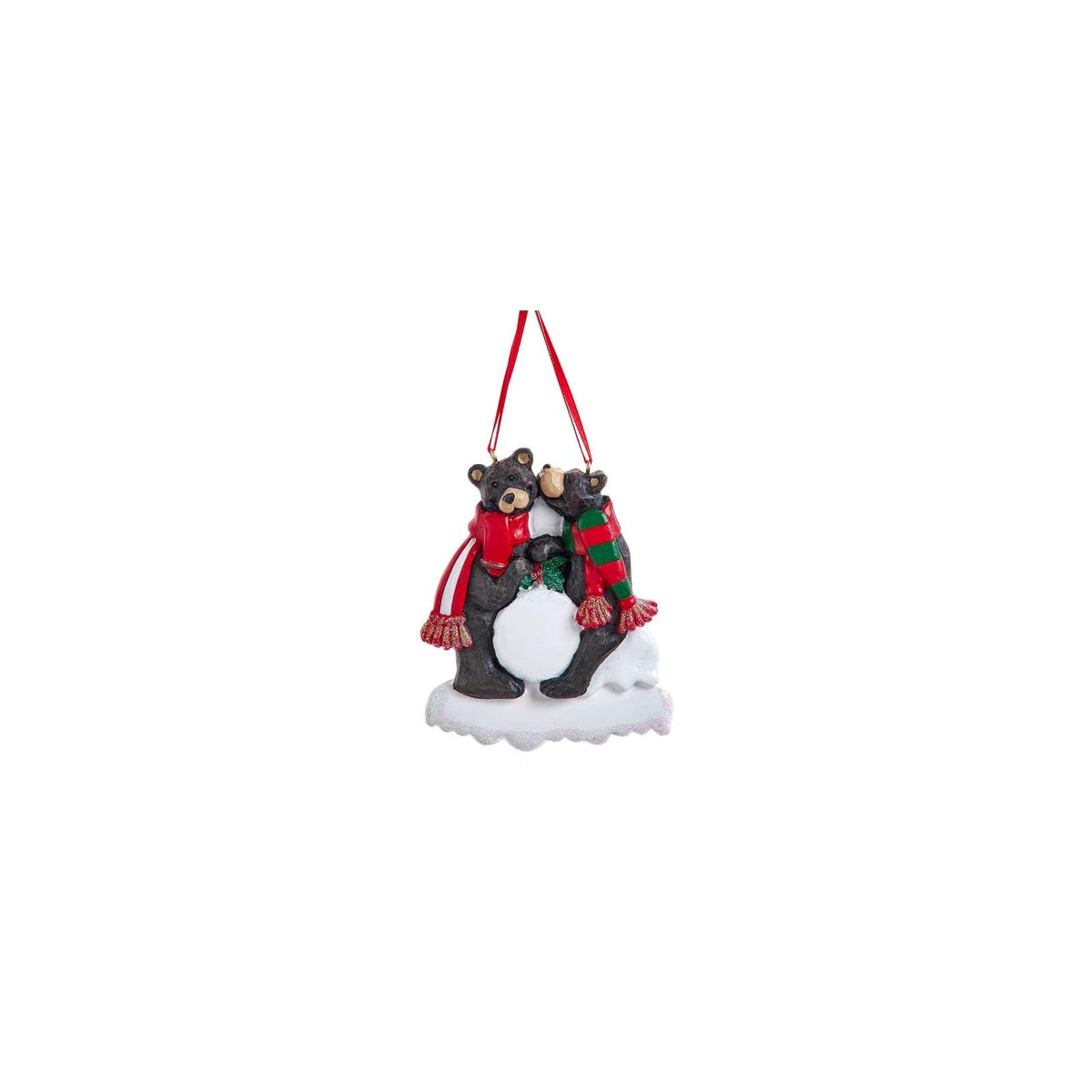 Kurt S. Adler Hanging Ornament, Black, Red, Green, Gold, Classic