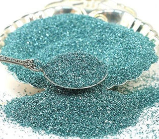 Light Blue Imported German Glass Glitter - 1 Ounce Jar - Fine 90 Grit (Most Popular Grain Size) Sparkly Glass Glitter - 311-9-291