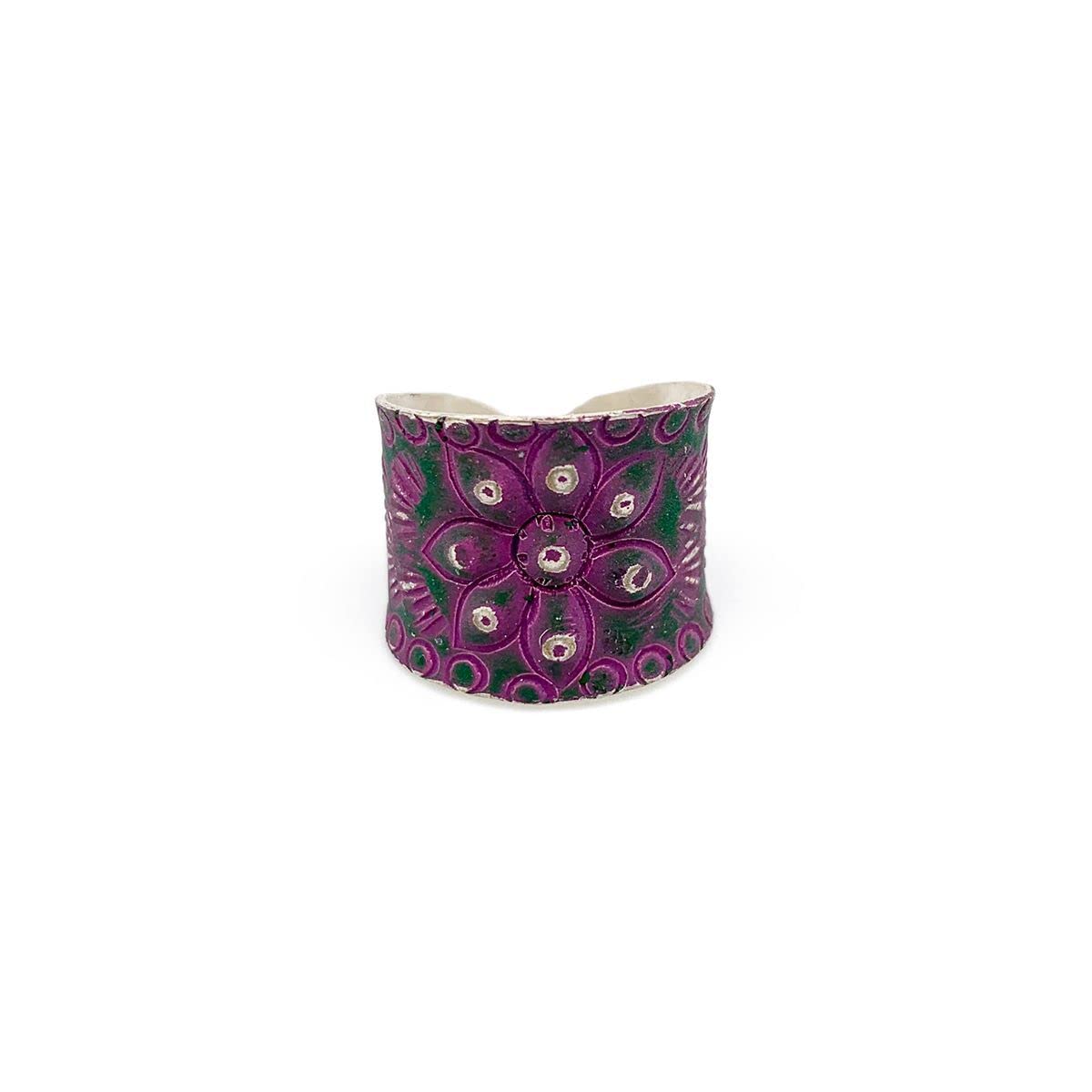 Anju Patina Ring for Women, Silver-Plated