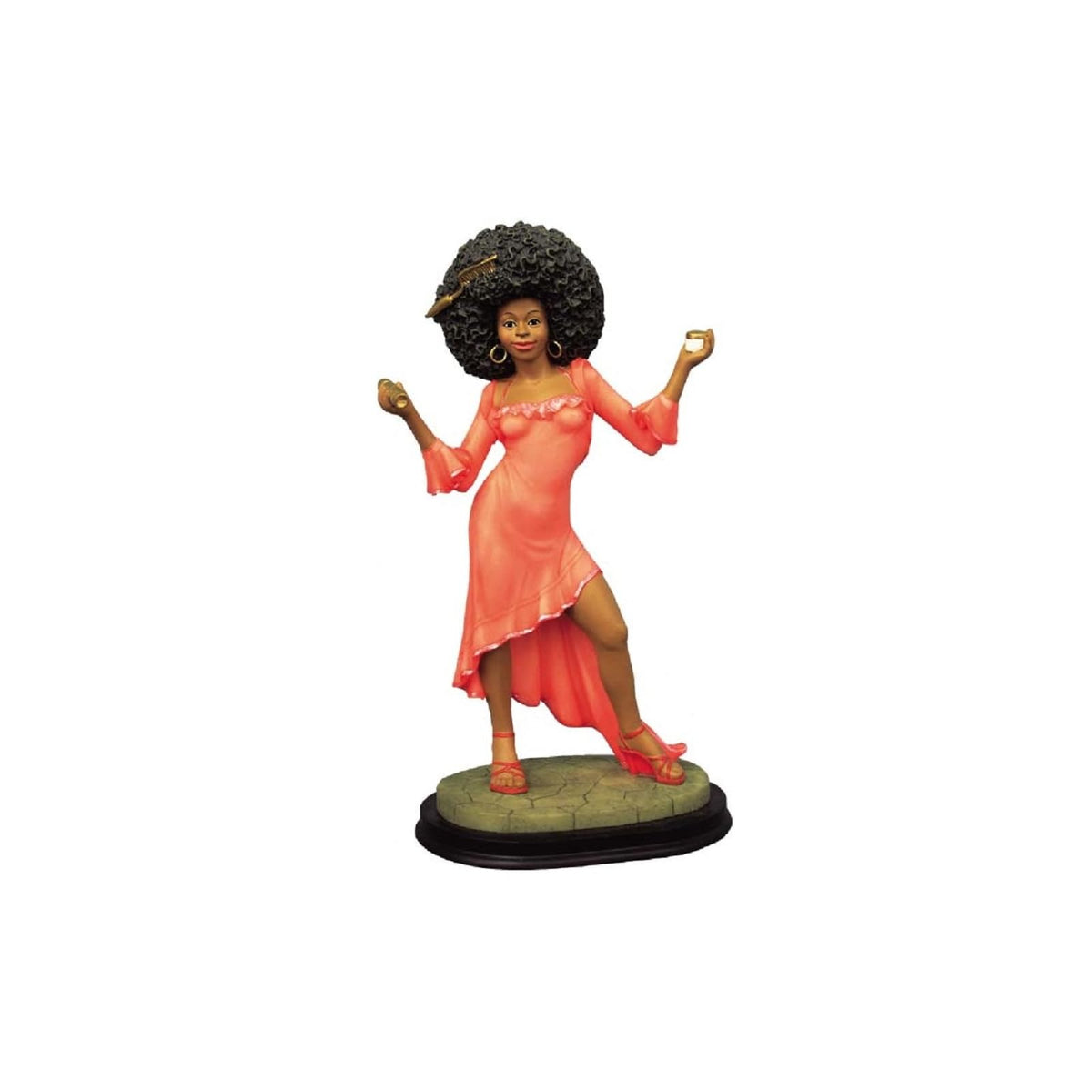 Ebony Treasures Figurine, 9"H, Red