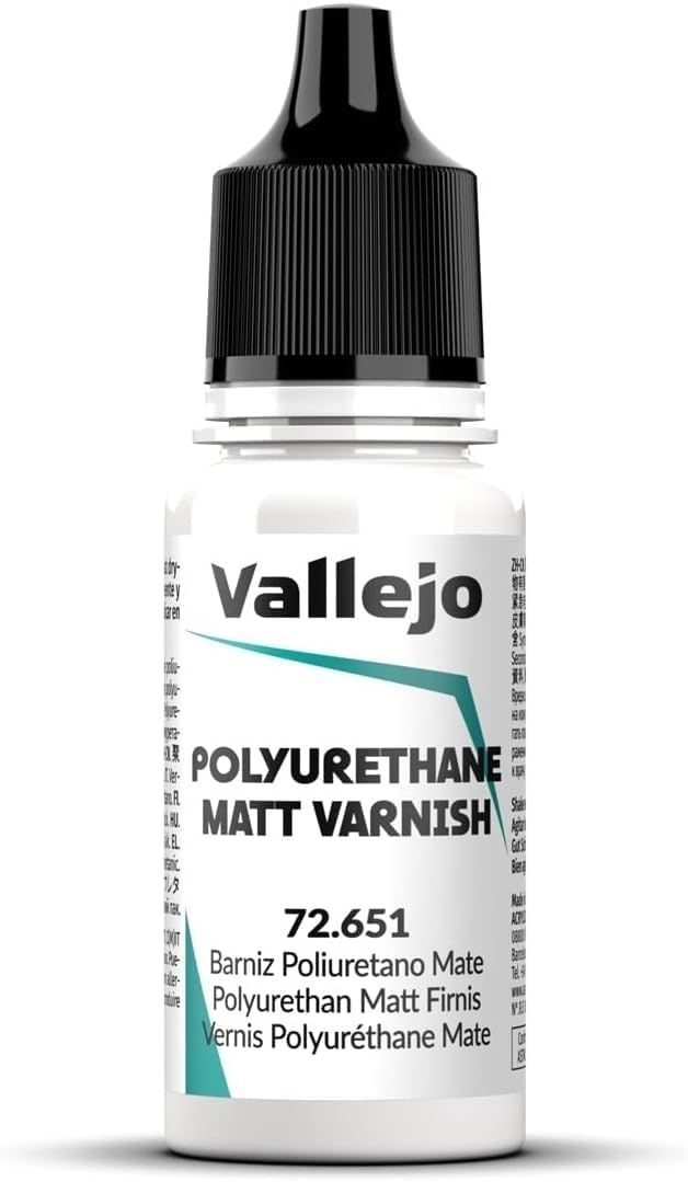 Vallejo 72651 Polyurethane Matt Varnish (18ml)