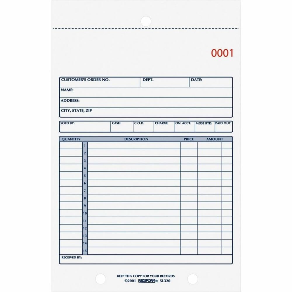 Rediform Office Products, 5.5" x 8", White/Yellow