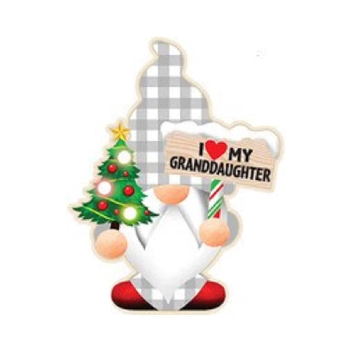 Spoontiques Hanging Ornament, 4” X 5”, Granddaughter Gnome