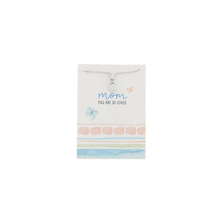 Pavilion Gift Company Necklace, 16.5" - 18.5", Clear, Silver, Blue, Pink, Green