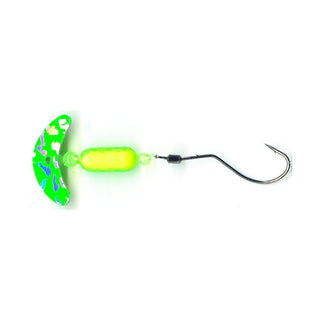 Mack's Lure Fishing Hook, One Size, Green Silver Tiger