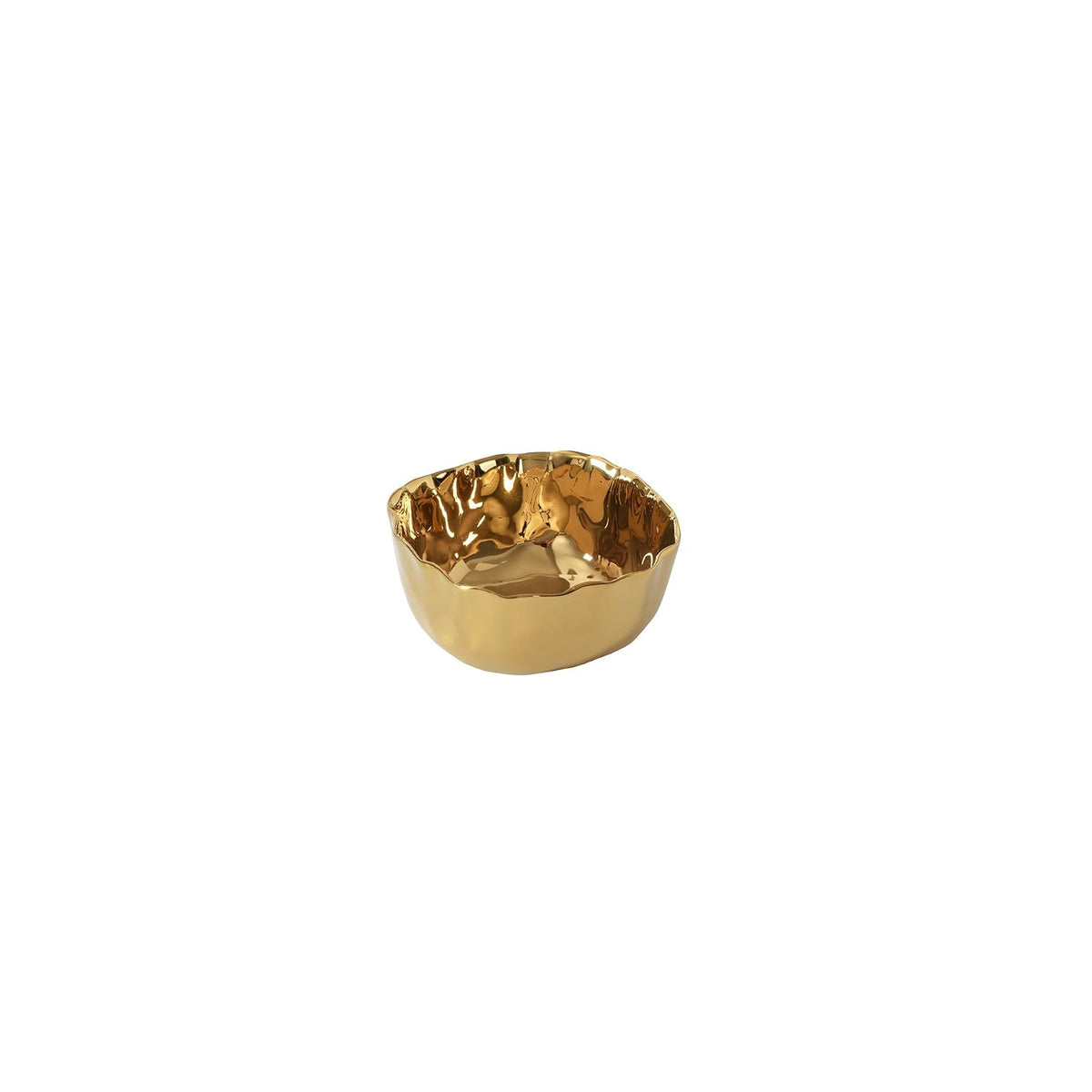 Pampa Bay Dishware Bowl, 4 x 2, Gold